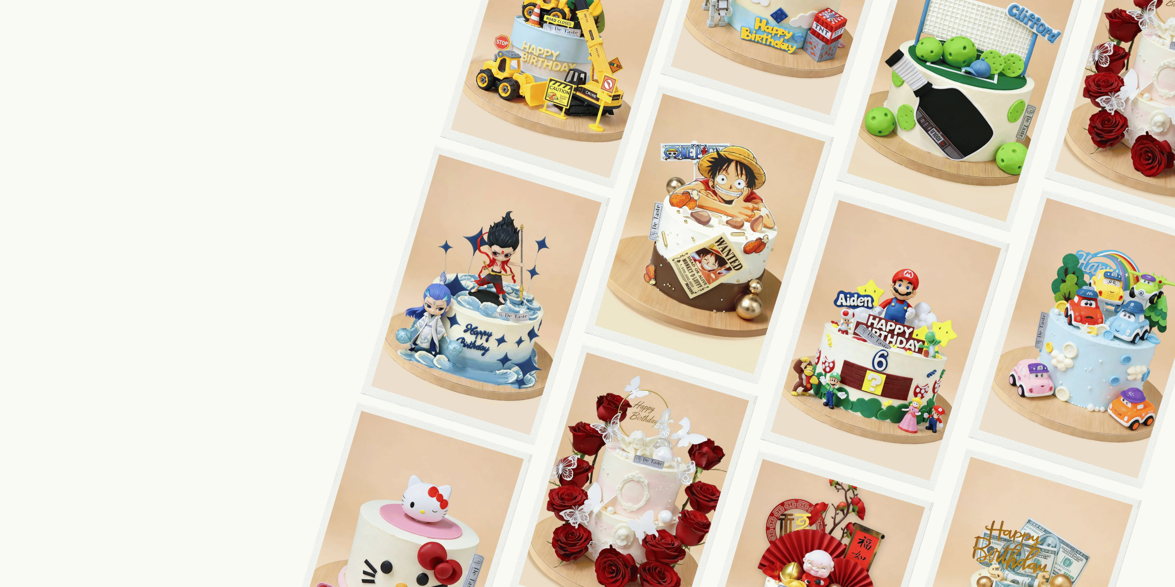 Customized Cake banner