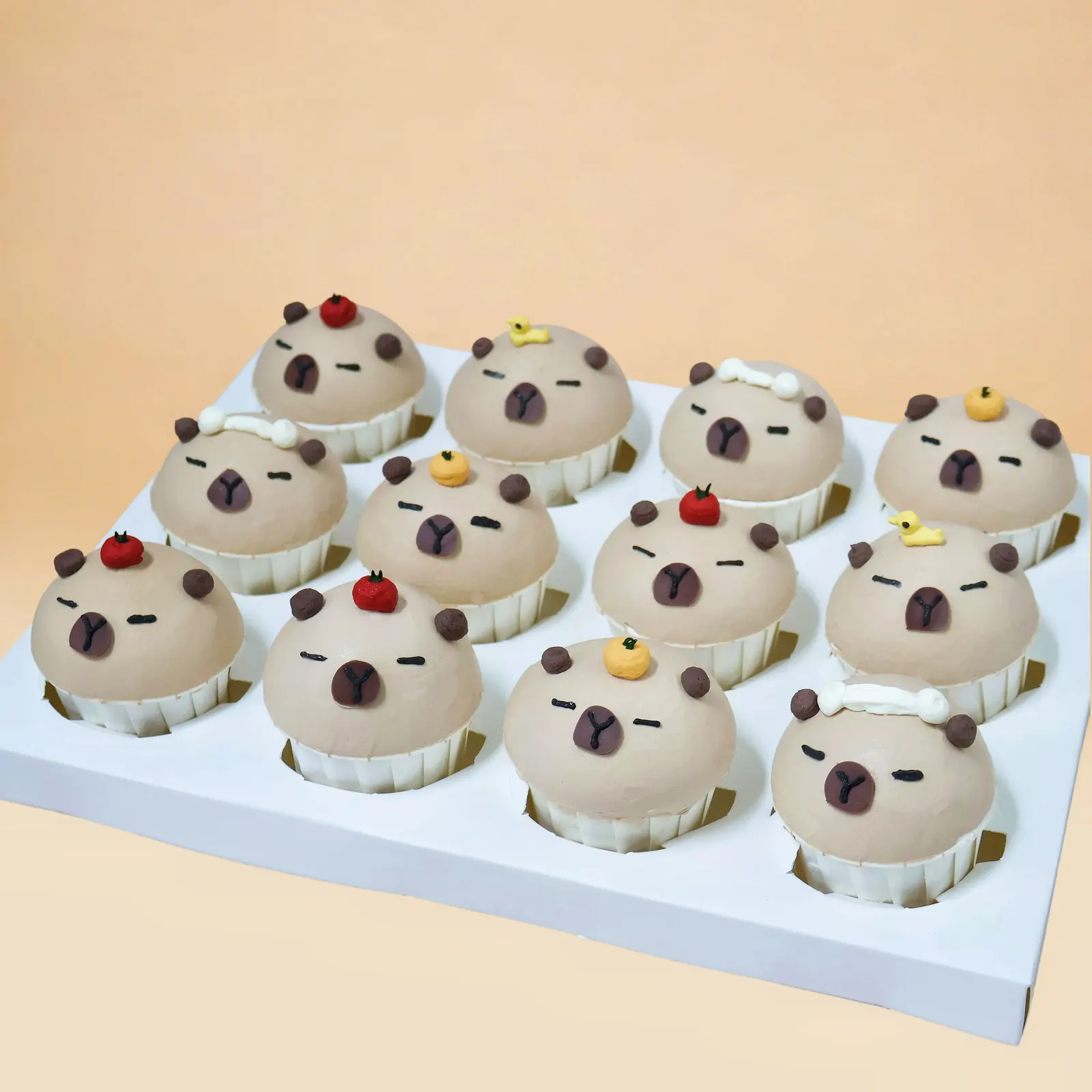 Chill Capybara Cup Cake