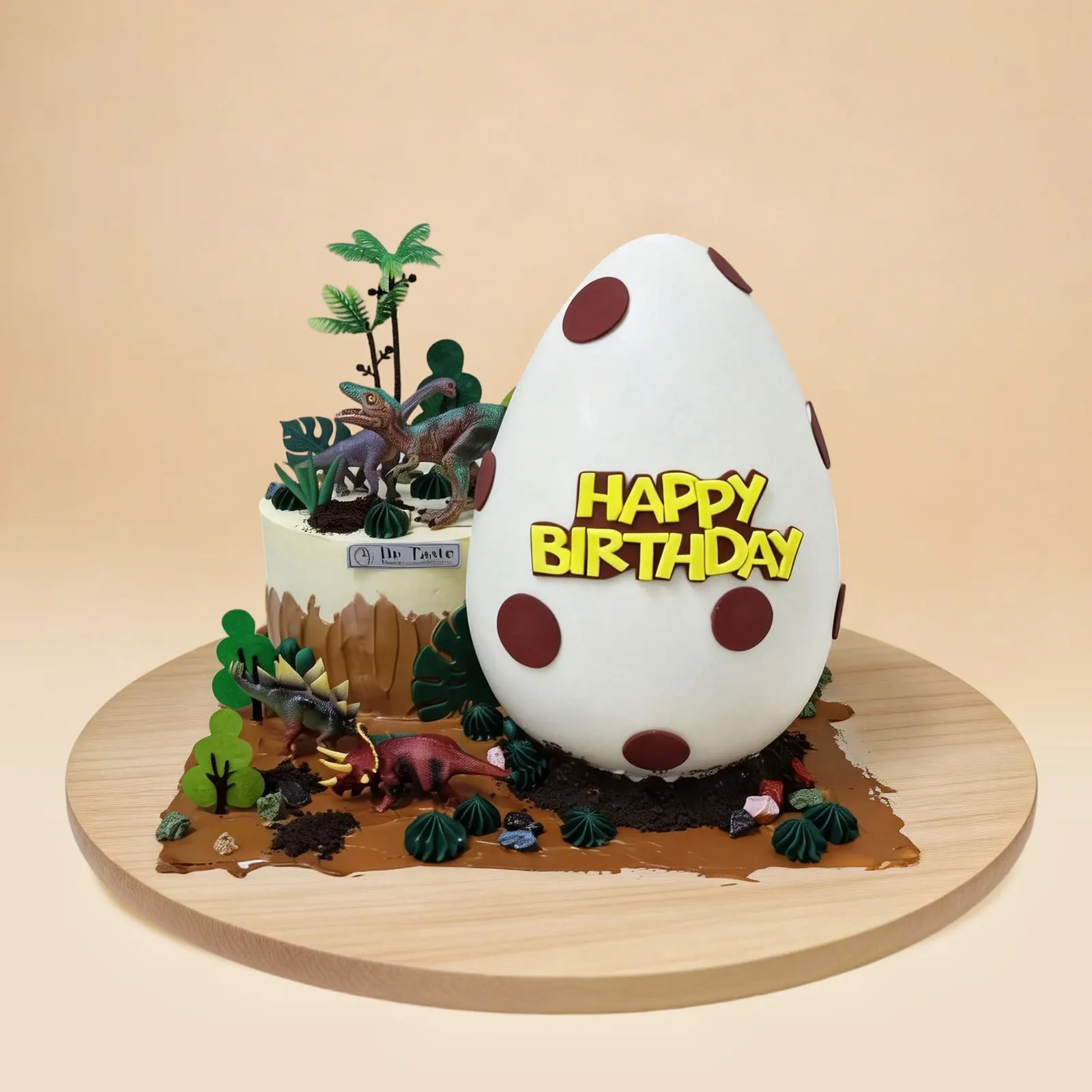 Crack-the-Dino Egg Cake