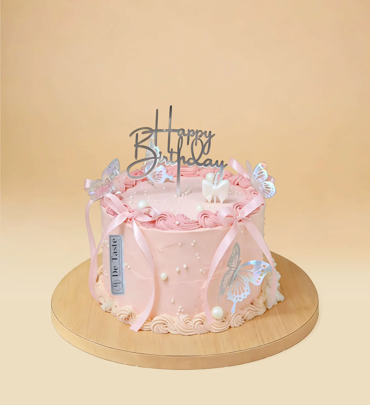 Pink Butterfly Dream Cake