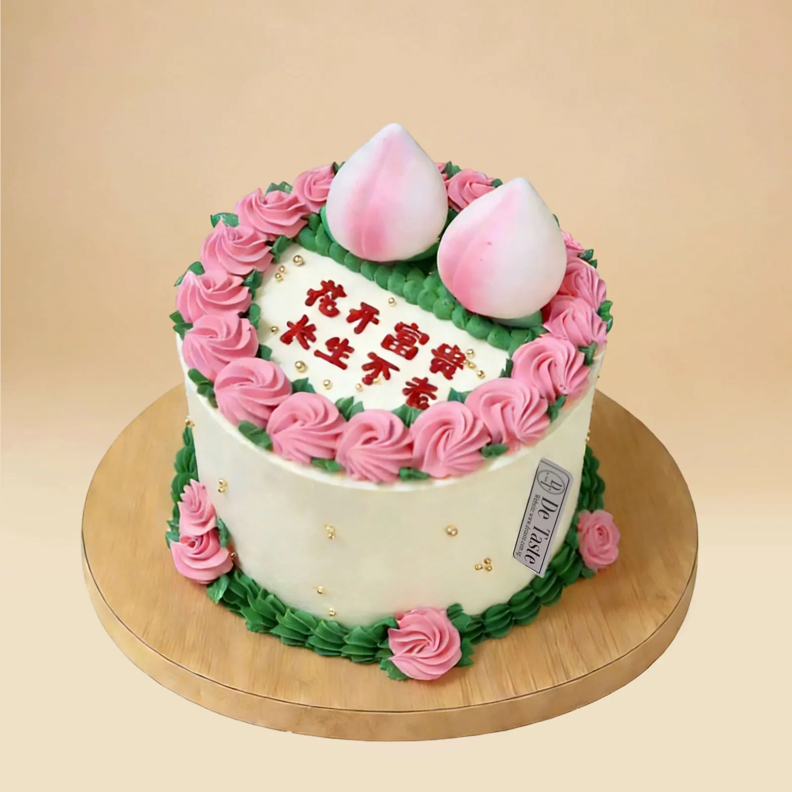 Longevity Peach Blessing Cake